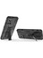 Realme Gt Neo 3 5g Darbeye Dayanıklı Kickstand Telefon Kılıfı Sert Pc Yumuşak Tpu Çift Katmanlı Koruyucu Kılıf-Siyah (Yurt Dışından) 3