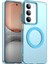 Realme C75 Kılıfı Magsafe Anti Drop Hibrit Telefon Arka Kapağı ile Uyumlu-Mavi (Yurt Dışından) 1