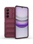 Realme V60 Pro 5G/14X(HINDISTAN)5G Kılıf Düşmeye Karşı Yumuşak Tpu Sağlam Telefon Arka Kapağı-Şarap Kırmızısı (Yurt Dışından) 1