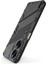 Realme C55 4g Kickstand Telefon Kılıfı Çizilmez Pc+Tpu Koruyucu Kılıf-Siyah (Yurt Dışından) 4