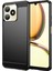 Realme Note 50 4g Kılıf Karbon Fiber Doku Düşmeye Karşı Tpu Arka Kapak-Siyah (Yurt Dışından) 1