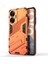 Realme C55 4g Kickstand Telefon Kılıfı Çizilmez Pc+Tpu Koruyucu Kılıf-Turuncu (Yurt Dışından) 1