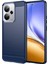 Realme 14T 5g/p3 5G/NEO7X 5g/14 5g Telefon Kılıfı Için Koruyucu Kılıf Karbon Fiber Doku Fırçalanmış-Mavi (Yurt Dışından) 1
