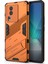 Vivo Iqoo Neo7 5g Için Sert Pc Yumuşak Tpu Kılıf Koruyucu Kılıf Kickstand Cep Telefonu Kılıfı-Turuncu (Yurt Dışından) 1