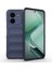 Vivo Iqoo Z9X 5g Kılıf Darbeye Dayanıklı Sağlam Kalkan Yumuşak Tpu Arka Kapak-Koyu Mavi (Yurt Dışından) 1