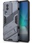 Vivo Iqoo Neo7 5g Için Sert Pc Yumuşak Tpu Kılıf Koruyucu Kılıf Kickstand Cep Telefonu Kılıfı-Gri (Yurt Dışından) 1