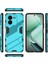 Vivo Iqoo Z9X 5g Kickstand Kılıf Pc+Tpu Darbeye Dayanıklı Çizilmez Telefon Kılıfı-Bebek Mavisi (Yurt Dışından) 5