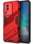 Vivo Iqoo Neo7 5g Için Sert Pc Yumuşak Tpu Kılıf Koruyucu Kılıf Kickstand Cep Telefonu Kılıfı-Kırmızı (Yurt Dışından) 1