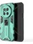 Huawei Mate 70 Kılıf Pc+Tpu Darbeye Dayanıklı Telefon Kılıfı Kickstand Ile-Siyah-Yeşil (Yurt Dışından) 1