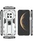 Huawei Mate 70 Kılıf Pc+Tpu Darbeye Dayanıklı Telefon Kılıfı Kickstand Ile-Siyah-Gümüş (Yurt Dışından) 4