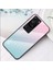 Huawei P60/P60 Pro Gradient Telefon Kılıfı Temperli Cam+Pc+Tpu Darbeye Dayanıklı Telefon Kılıfı-Gradient Pembe Mavi (Yurt Dışından) 2