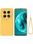 Huawei Nova 13I 4g Sıvı Silikon Kılıf Telefon Arka Kapağı El Askısı Ile-Sarı (Yurt Dışından) 1
