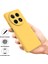Huawei Nova 13I 4g Sıvı Silikon Kılıf Telefon Arka Kapağı El Askısı Ile-Sarı (Yurt Dışından) 2