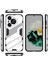 Huawei Pura 70 Kickstand Kılıf Pc+Tpu Çift Katmanlı Koruma Telefon Kılıfı-Beyaz (Yurt Dışından) 5