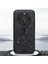 Huawei Maimang 30 5g Kılıf Geyik Desenli Kumaş Doku Pu Deri Hibrit Telefon Kılıfı-Siyah (Yurt Dışından) 5