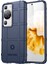 Huawei P60/P60 Pro Kare Izgara Dokulu Telefon Kılıfı Çizilmeye Dayanıklı Cep Telefonu Kapağı-Mavi (Yurt Dışından) 1