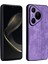 Azns Huawei Pura 70 Pro/pura 70 Pro+Kılıf Pu Deri+Tpu Desen Baskılı Telefon Kılıfı-Mor (Yurt Dışından) 1