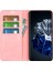 Huawei P60 Pu Deri Flip Cüzdan Kılıf Cilt-Dokunmatik Stand Cep Telefonu Kılıfı-Pembe (Yurt Dışından) 3