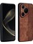 Azns Huawei Pura 70 Pro/pura 70 Pro+Kılıf Pu Deri+Tpu Desen Baskılı Telefon Kılıfı-Kahverengi (Yurt Dışından) 1