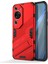 Huawei P60 Art Pc+Tpu Defender Telefon Kılıfı Kickstand Darbeye Dayanıklı Kapak-Kırmızı (Yurt Dışından) 1