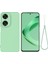 Huawei Nova 12 Se 4g/nova 11 Se Darbeye Dayanıklı Kılıf Sıvı Silikon Koruyucu Kılıf El Kayışı Ile-Yeşil (Yurt Dışından) 1