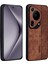 Azns Huawei Pura 70 Ultra Kılıf Pu Deri+Tpu Baskılı Desen Kaymaz Tutacak Telefon Kılıfı-Kahverengi (Yurt Dışından) 1