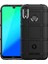 Darbeye Dayanıklı Kare Izgara Doku Yumuşak Tpu Cep Telefonu Kılıfı Huawei Honor 10 Lite/p Smart (2019)-SIYAH (Yurt Dışından) 2
