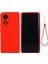 Huawei Nova 9/honor 50-Kırmızı Için Yumuşak Sıvı Silikon Çizilmez Mikrofiber Astarlı Koruyucu Kılıf Kayışlı (Yurt Dışından) 1
