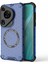 Huawei Pura 70 Ultra Kılıf Magsafe Honeycomb Tpu+Pc Telefon Kılıfı-Mavi ile Uyumlu (Yurt Dışından) 1
