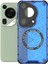 Huawei Pura 70 Ultra Kılıf Magsafe Honeycomb Tpu+Pc Telefon Kılıfı-Mavi ile Uyumlu (Yurt Dışından) 3