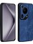 Azns Huawei Pura 70 Ultra Kılıf Pu Deri+Tpu Baskılı Desen Kaymaz Tutacak Telefon Kılıfı-Mavi (Yurt Dışından) 1
