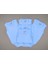 %100 Pamuklu 5li Mavi Bebek Çıtçıtlı Body Atlet 2