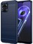 Realme 9i 5g/10 5g Düşmeye Dayanıklı Karbon Fiber Doku Tpu Koruyucu Telefon Kılıfı Fırçalanmış Cep Telefonu Kılıfı-Mavi (Yurt Dışından) 1