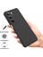 Realme C75 Kılıf Sıvı Silikon Telefon Arka Kapağı El Kayışı Ile-Siyah (Yurt Dışından) 2