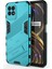 Kickstand Tasarım Sert Pc + Yumuşak Tpu Düşmeye Karşı Hibrit Telefon Kılıfı Realme 8i/narzo 50 4g-Bebek Mavisi (Yurt Dışından) 3