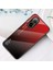 Realme C67 4g Temperli Cam Kılıf Düşmeye Karşı Koruyucu Telefon Kılıfı-Degrade Kırmızı Siyah (Yurt Dışından) 5