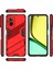 Realme C67 4g Telefon Kılıfı Çizilmez Ayaklı Pc+Tpu Kapak-Kırmızı (Yurt Dışından) 5