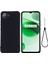 Realme C30 4g Için Sıvı Silikon Telefon Kılıfı Darbeye Dayanıklı Kılıf Yumuşak Mikrofiber Astar Düşmeye Karşı Koruyucu Kılıf Kayışlı-Siyah (Yurt Dışından) 1