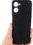Realme 10 4g Hassas Kesik Telefon Kılıfı Sıvı Silikon Düşmeye Dayanıklı Arka Kapak Kayışlı-Siyah (Yurt Dışından) 4