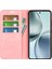 Realme 14 Pro 5g Kılıf Cilt Dokunmatik Deri Cüzdan Telefon Kılıfı-Pembe (Yurt Dışından) 3