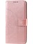 Realme 9i/oppo A36/A76 Baskılı Mandala Çiçek Pu Deri Kılıf Görüntüleme Standı Cüzdan Folio Flip Kılıf Bilek Kayışı Ile-Gül Altın (Yurt Dışından) 2