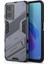 Realme 9i/oppo A36/A76 Için Sert Pc+Yumuşak Tpu Kılıf Ayarlanabilir Destek Iyi Korunmuş Telefon Kılıfı Kabuk-Gri (Yurt Dışından) 3
