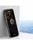 Xınlı Realme Gt 7 Pro 5g Kılıf Halka Kickstand Elektrokaplama Tpu Telefon Kılıfı-Siyah (Yurt Dışından) 5