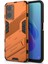 Realme 9i/oppo A36/A76 Için Sert Pc+Yumuşak Tpu Kılıf Ayarlanabilir Ayak Iyi Korunan Telefon Kılıfı Kabuk-Turuncu (Yurt Dışından) 3