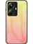 Realme 10 Pro+5g Degrade Renk Çizilmeye Dayanıklı Telefon Kılıfı Temperli Cam Sert Pc Yumuşak Tpu Telefon Kılıfı-Degrade Sarı (Yurt Dışından) 1