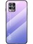 Realme 8i/narzo 50 4g-Gradyan Pembe Mor Için Hafif Ince Parmak Izi Önleyici Degrade Renk Temperli Cam Hibrit Kapak Telefon Kılıfı (Yurt Dışından) 1