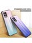 Realme 8i/narzo 50 4g-Gradyan Pembe Mor Için Hafif Ince Parmak Izi Önleyici Degrade Renk Temperli Cam Hibrit Kapak Telefon Kılıfı (Yurt Dışından) 3