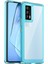 Vivo Iqoo 7(Hindistan)5g/iqoo Neo5 Aşınmaya Dayanıklı Düşmeye Karşı Şeffaf Arka Kılıf Hibrit Akrilik+Tpu Bağımsız Düğmeli Cep Telefonu Kılıfı-Şeffaf Mavi (Yurt Dışından) 1