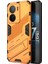 Vivo Iqoo Z7 5g Darbeye Dayanıklı Kickstand Kılıf Tpu+Pc Çift Koruma Telefon Kılıfı-Turuncu (Yurt Dışından) 1