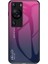 Huawei P60/P60 Pro Gradient Telefon Kılıfı Temperli Cam+Pc+Tpu Darbeye Dayanıklı Telefon Kılıfı-Gradient Gül (Yurt Dışından) 1